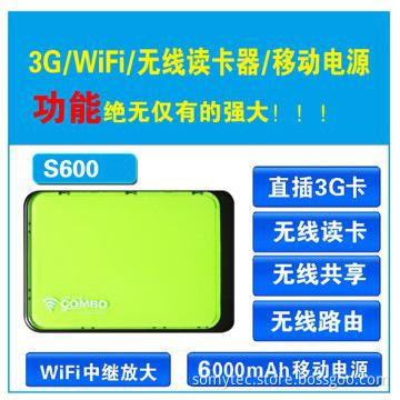 New design competitive 3G wireless router SIM card slot power bank